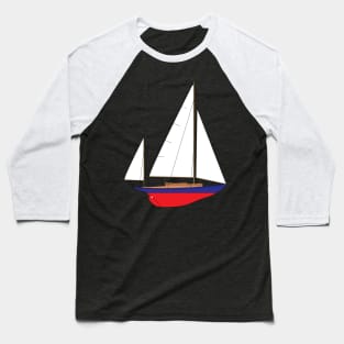 Concordia Yawl Sailboat Baseball T-Shirt